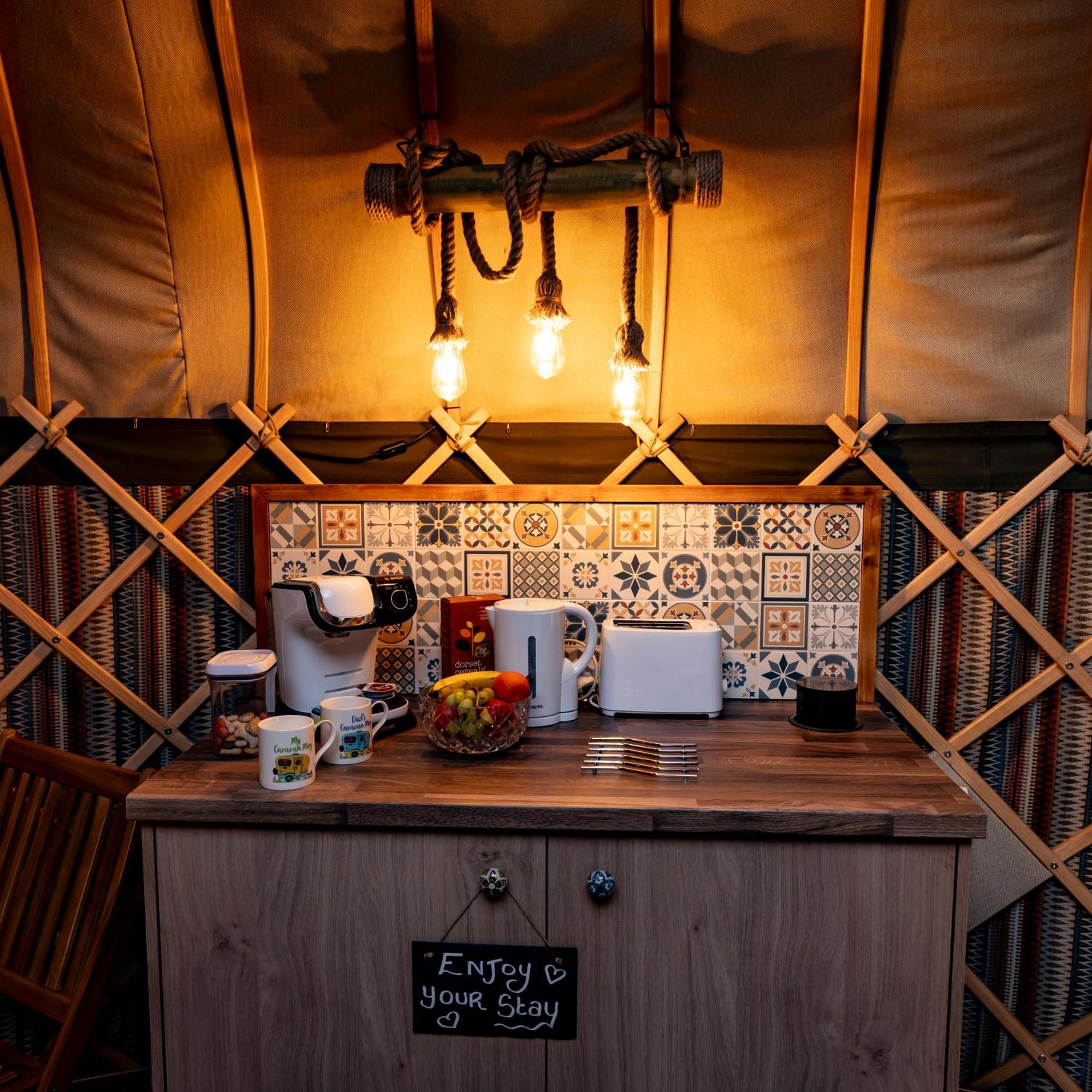 Glamping At South Lytchett Manor Hotel Poole Exterior photo